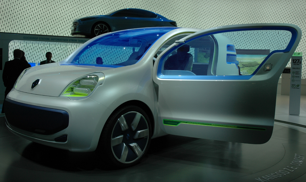 Renault Kangoo ZE, hier als Studie.