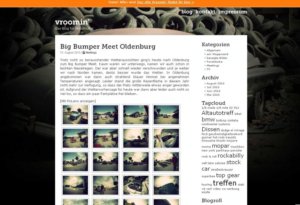 Screenshot: vroomin.de