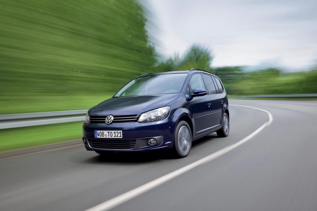 Unter den Siebensitzern hatte der VW Touran mit Erdgasantrieb die Nase vorn. 