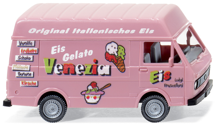 VW LT 28 „Eis Venezia“ von Wiking.