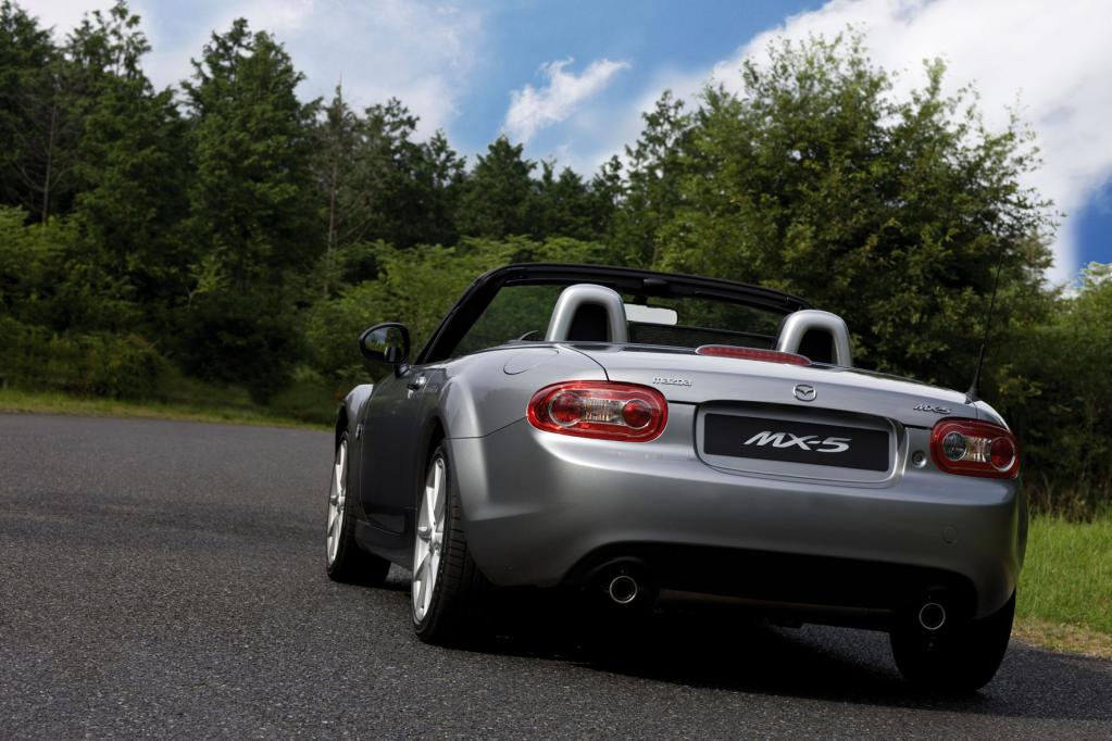 Wie es sich für einen Roadster gehört, ragen nur A-Säule und Überrollbügel über die Schulterlinie hinaus. 