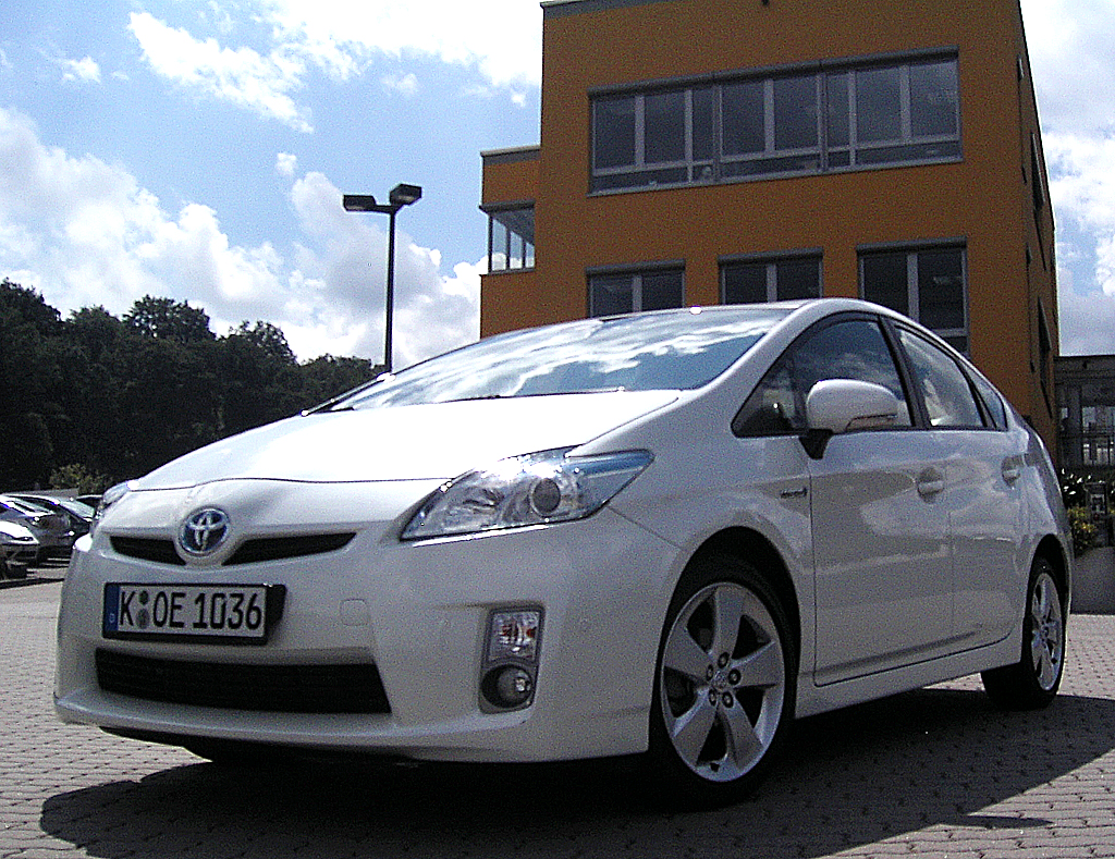 Zukunft des Autos: Toyota-Hybridmodell Prius. 