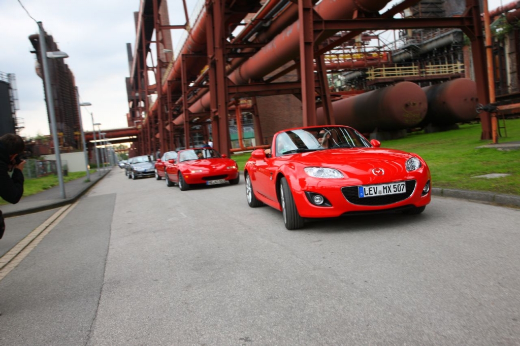 459 Mazda MX-5 nahmen an dem Rekordversuch teil