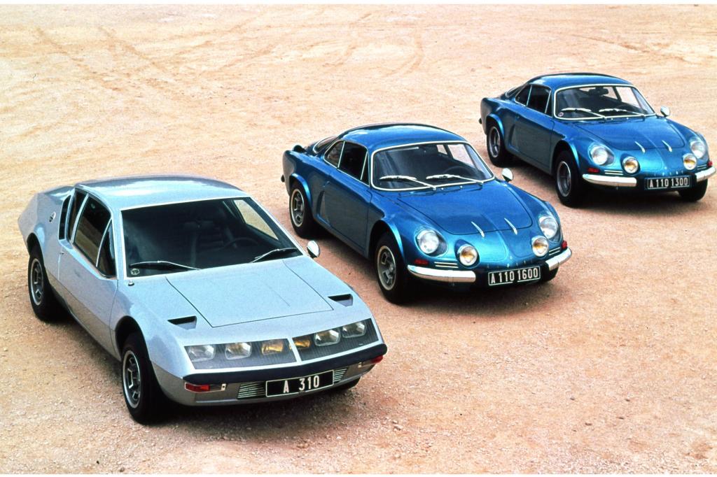 Alpine A310 und A110, 1976
