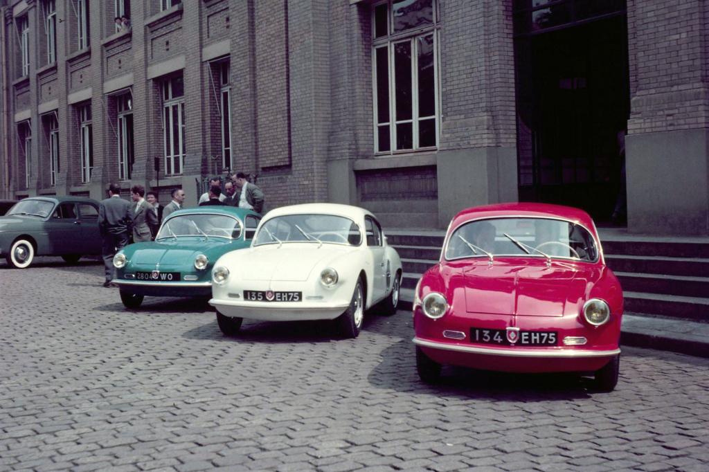 Alpine-Premiere bei Renault in Billancourt, 1955