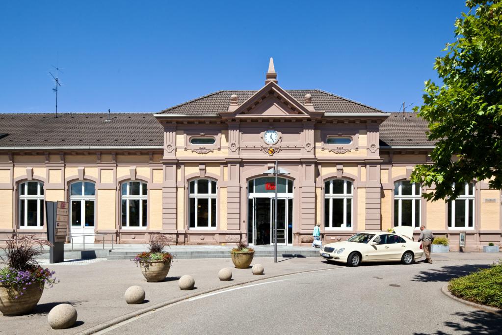 Als Bahnhof der kurzen Wege gefiel die Anlage in Baden-Baden. 