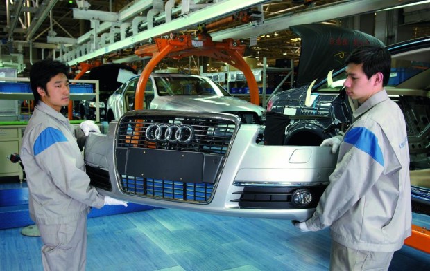 Audi in China auf Rekordniveau