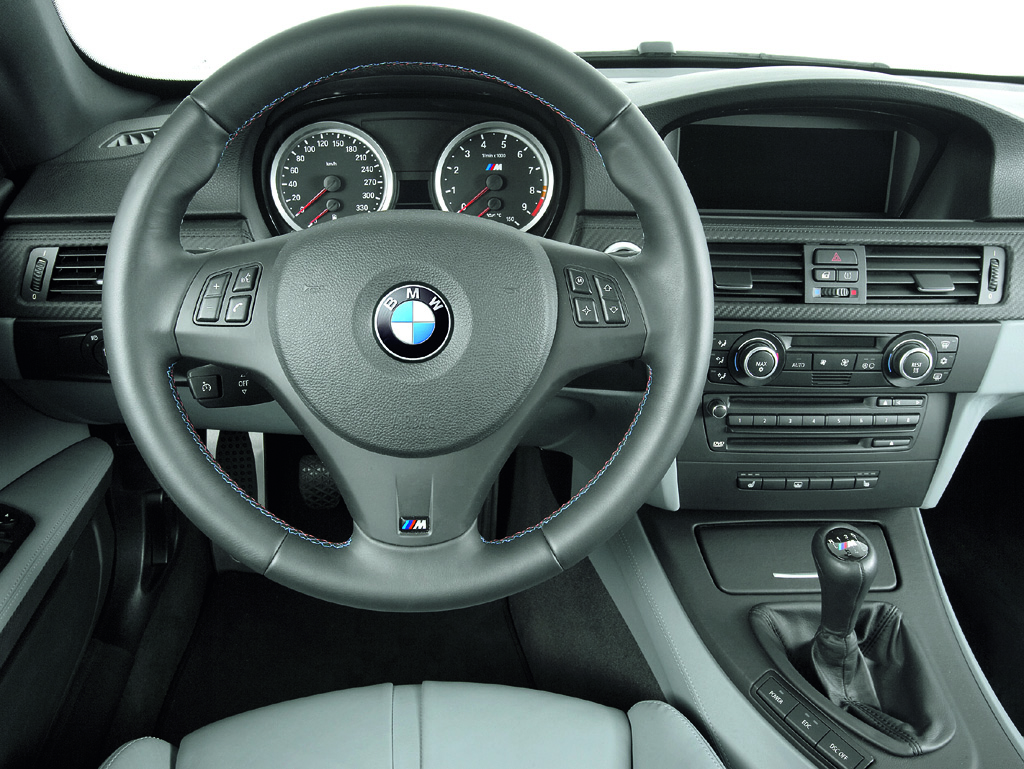 BMW M3: Blick ins Cockpit eines der aktuellen Modelle. 