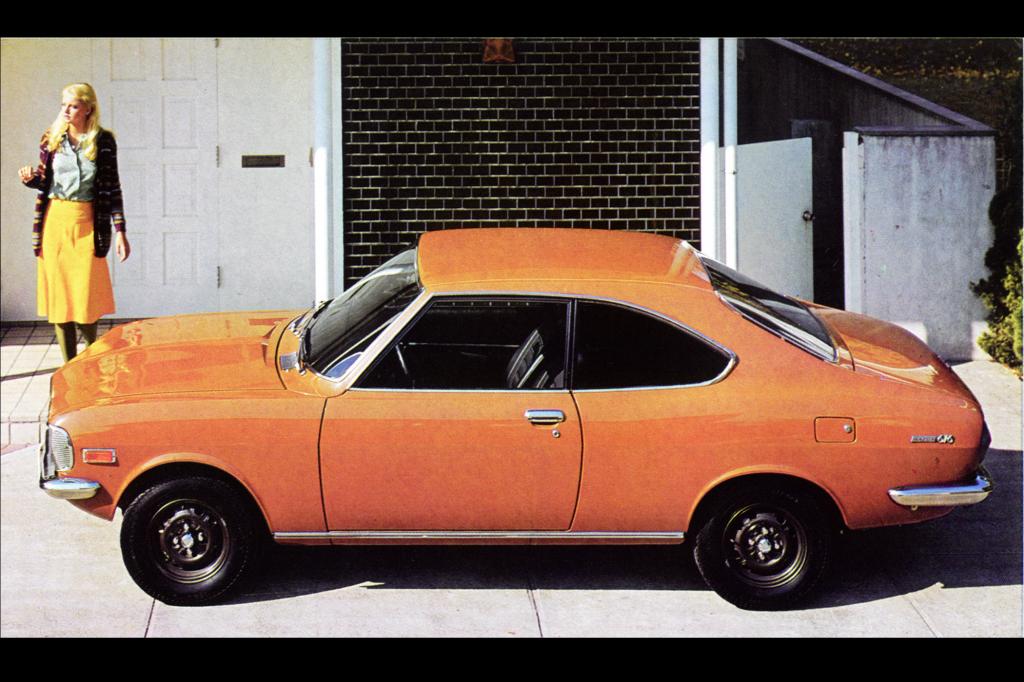 Das Mazda 616 Coupé mit Hubkolbenmotor von 1977