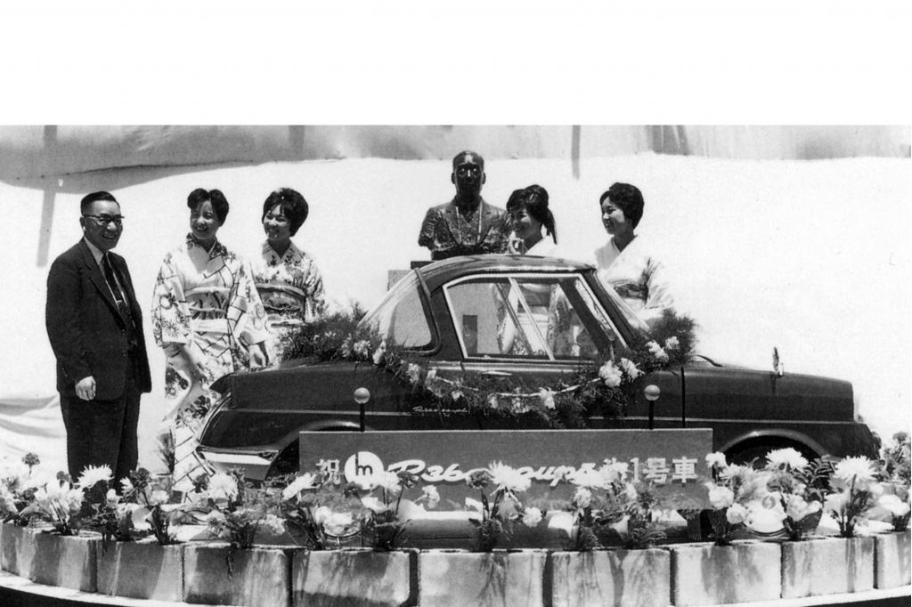 Der Anfang: Weltpremiere des Mazda R360 Coupé im Jahre 1960
