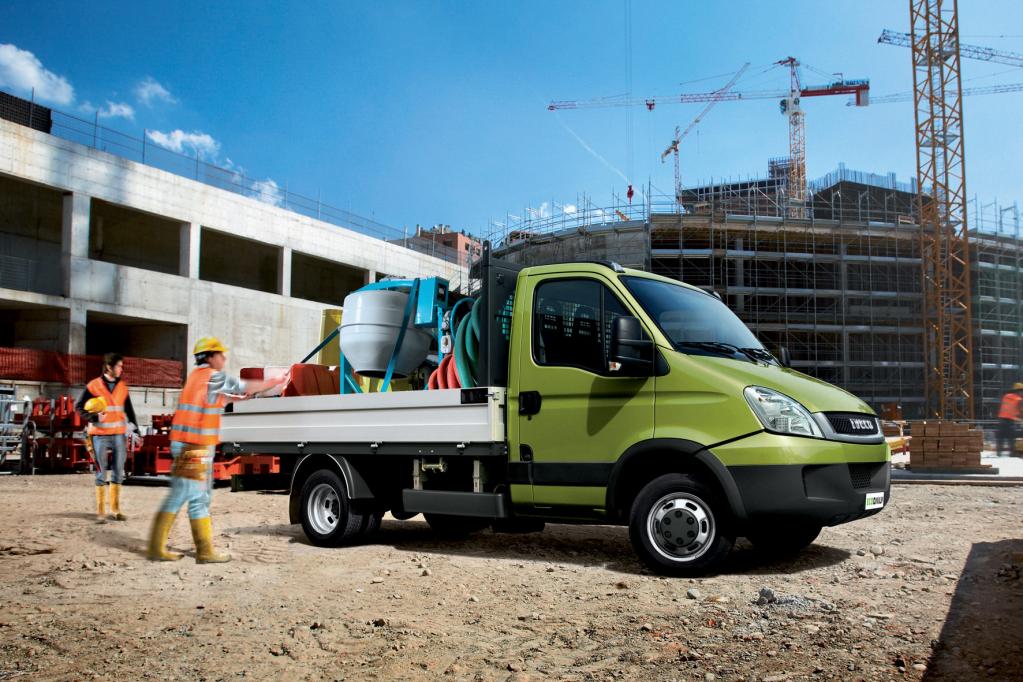 Die diesjährige IAA steht im Zeichen der alternativ betriebenen Transporter. Hier: Iveco E-Daily. 