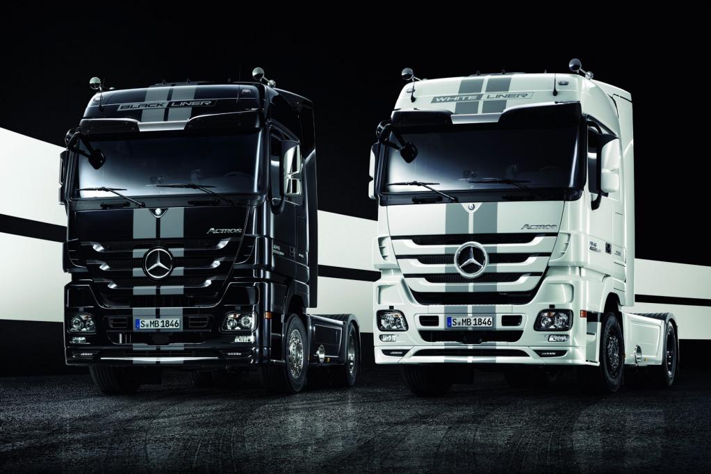 Die neuen Black Liner/White Liner von Mercedes verfügen serienmäßig über den Active Brake Assist 2. 