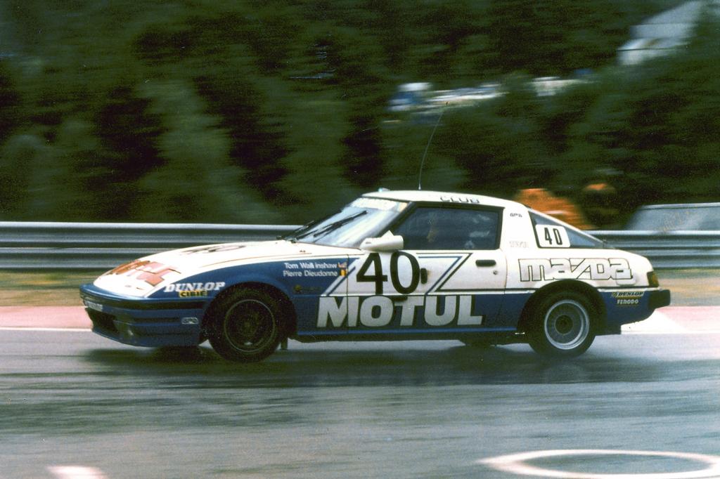 Ein RX-7-Rennwagen von 1981