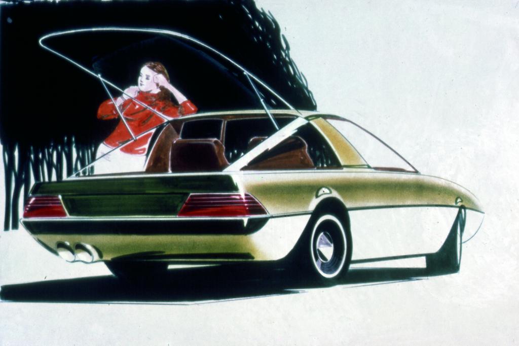 Ein auf das Jahr 1976 datierter Entwurf für den RX-7