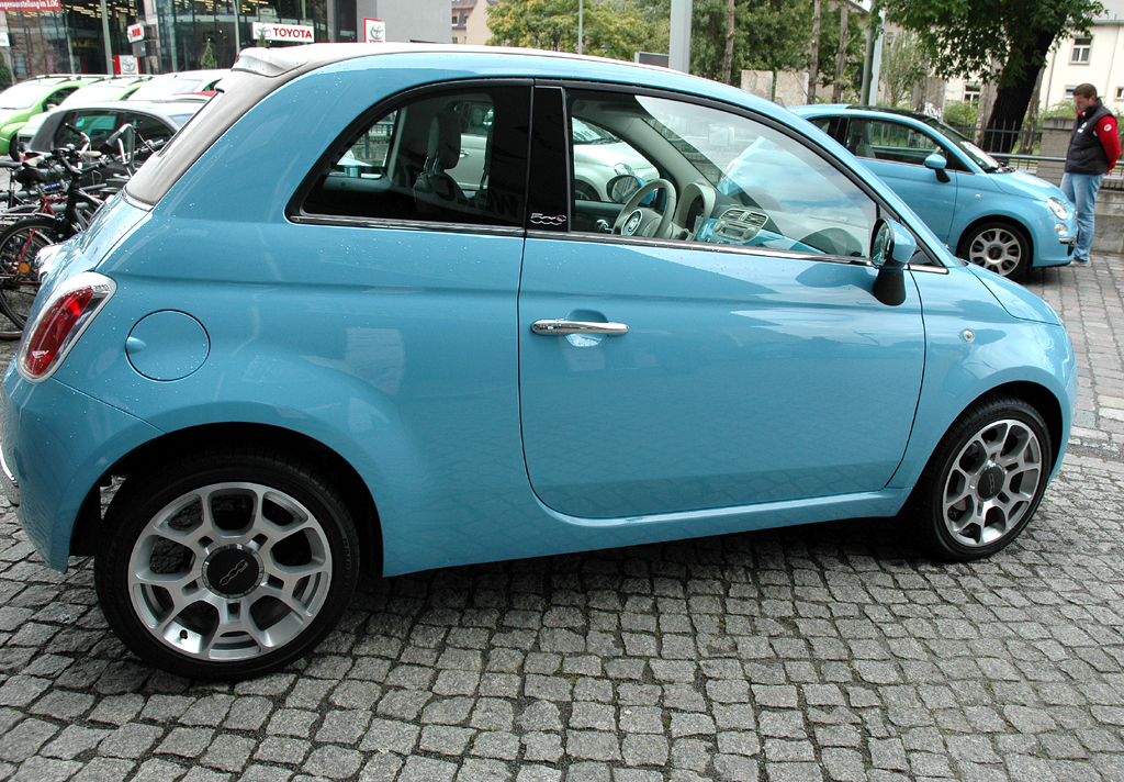 Fiat 500 TwinAir: Seitenansicht.