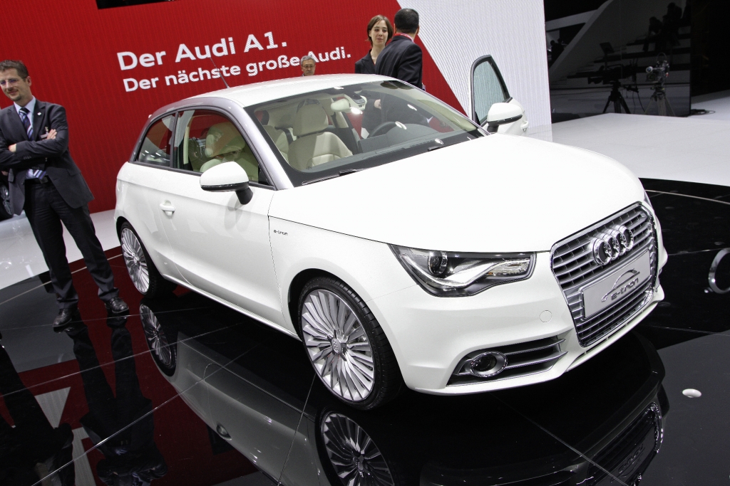 Flottenversuch mit Audi A1 E-tron in München