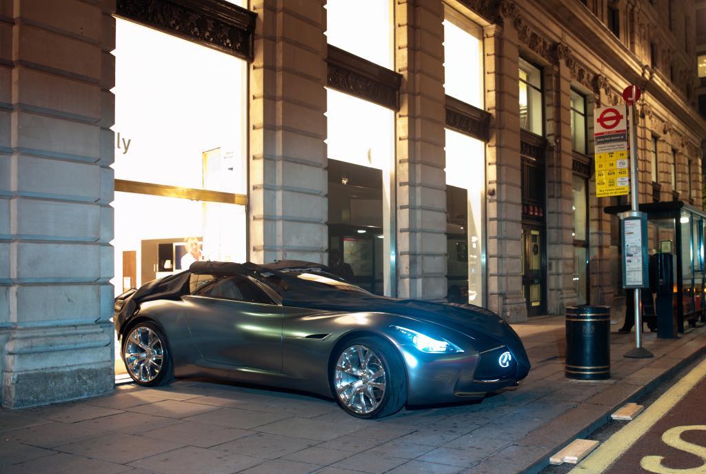 Infiniti zeigt erste Skizze eines geplanten Elektroautos
