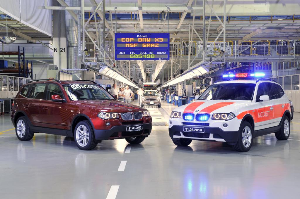Letztzer und vorletzter BMW X3 aus Graz.