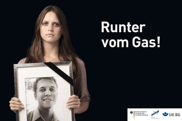 Mit krassen Bildern gegen Raser 