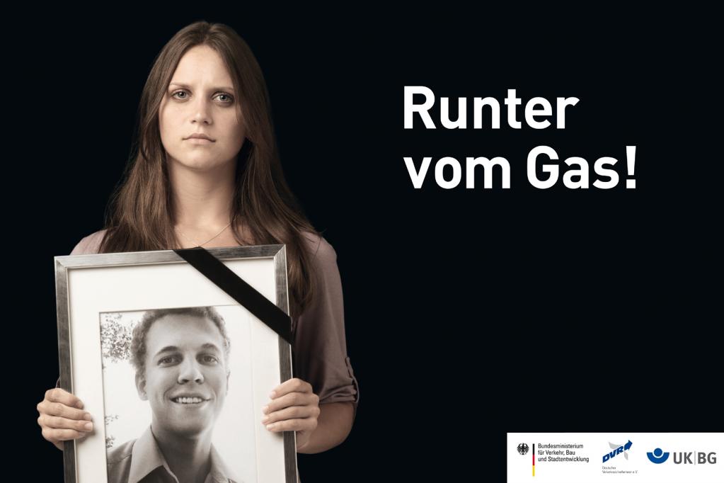 Mit krassen Bildern gegen Raser 