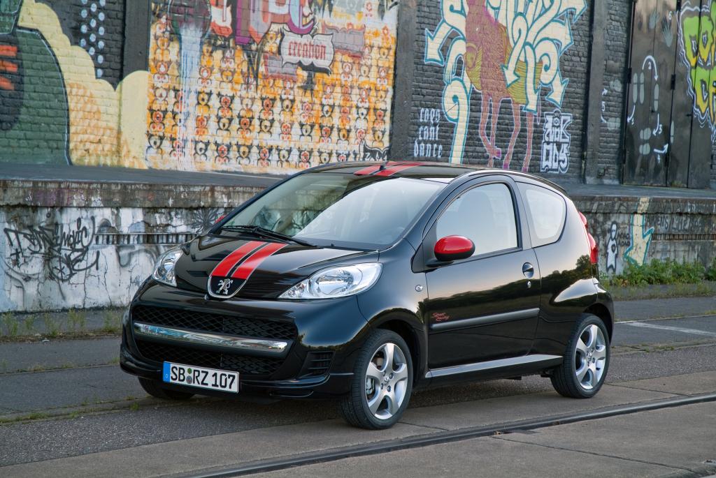 Peugeot 107 und 206erienmäßig mit ESP