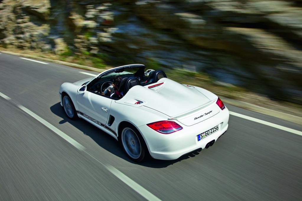 Porsche Boxster Spyder ist 