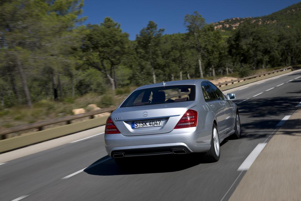 Pressepräsentation Mercedes-Benz S 350 Blue Efficiency: Nur Hintergrundrauschen