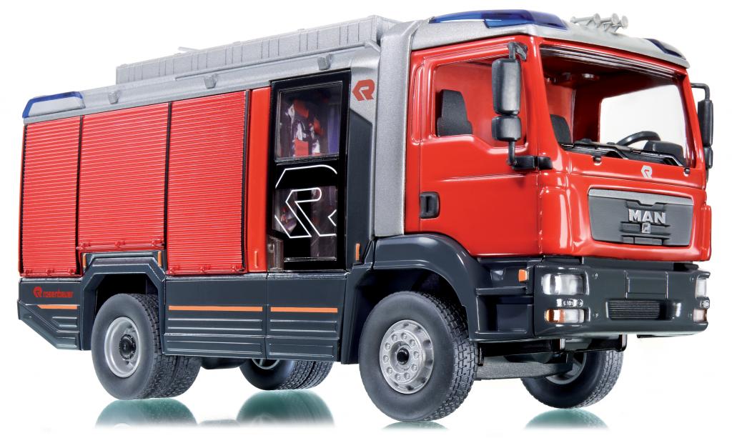 Rosenbauer AT auf Basis des MAN TGM im Maßstab 1:43 von Wiking.