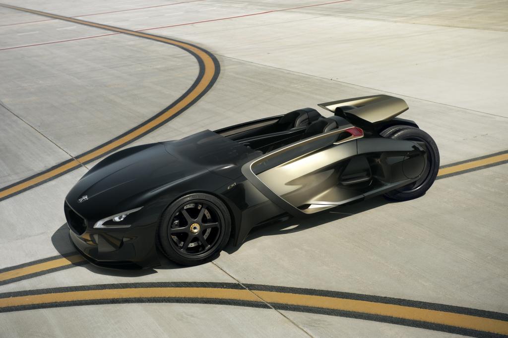 Schlanke Struktur: Der Roadster Peugeot EX1