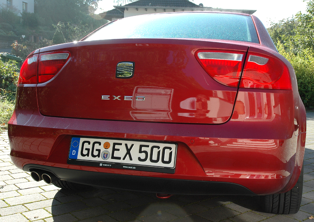 Seat Exeo: Blick auf die Heckpartie. 