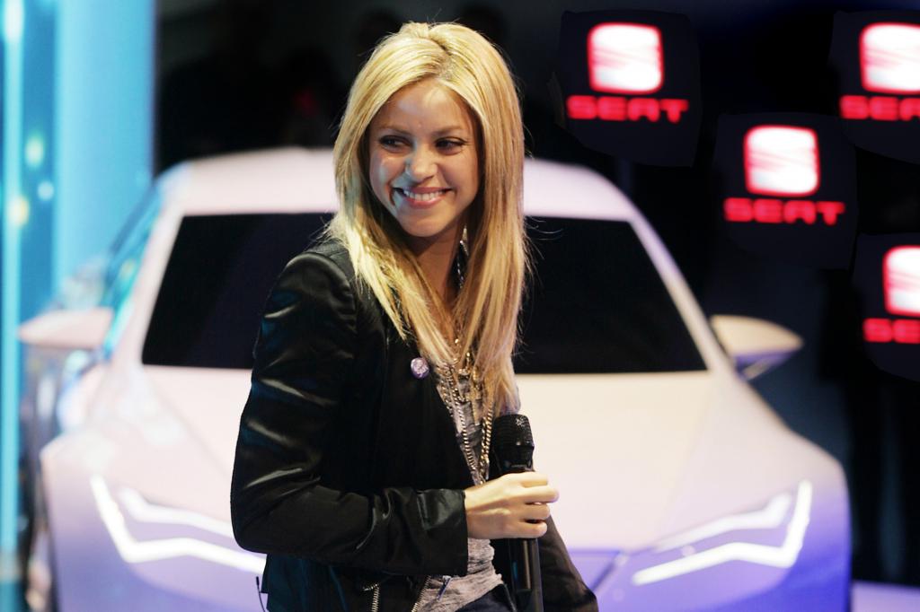 Shakira wirbt zurzeit für Seat