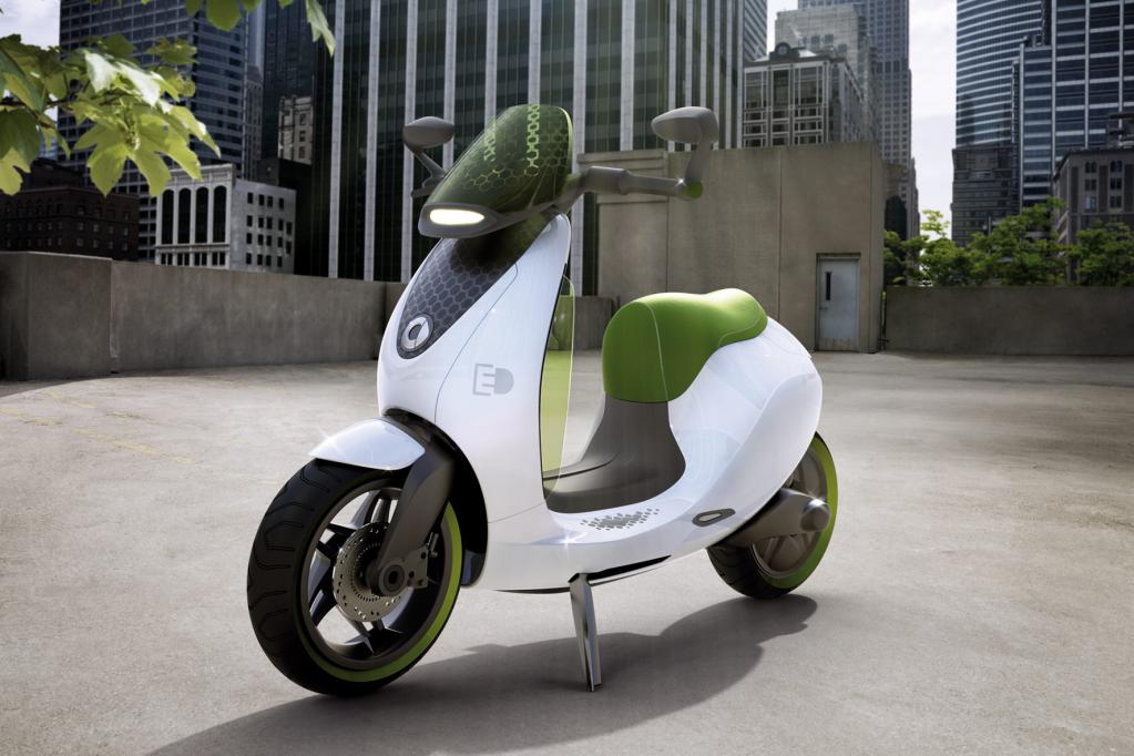 Smart E-Scooter: Mit den typischen Vorteilen des Fortwo Electric Drive.