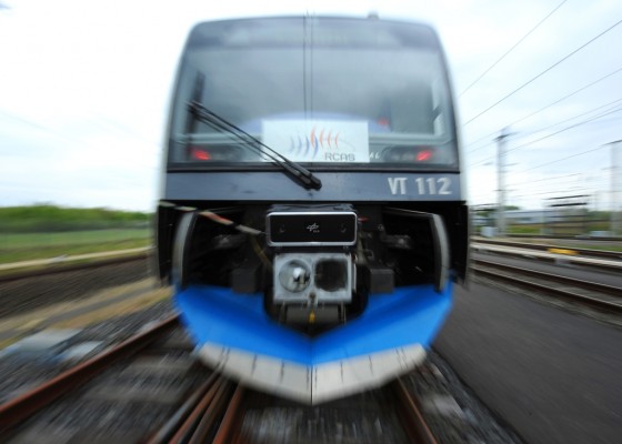 Testzug des DLR ausgestattet mit RCAS