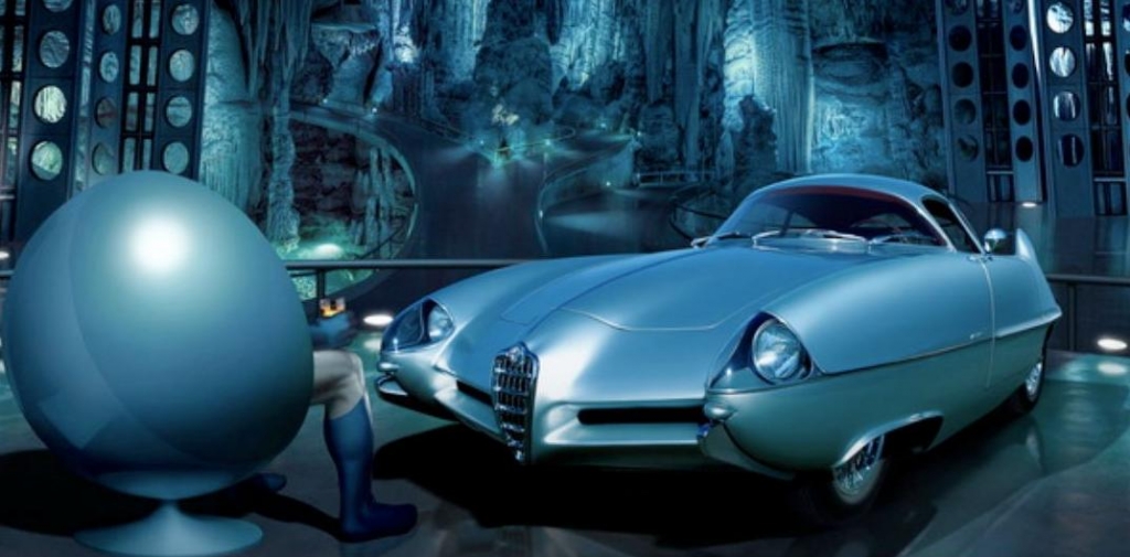 „Avatar“-Künstler F.B. Alliney setzt den Alfa Romeo gekonnt  in Szene, Bild: Cultwork/Alfa Romeo