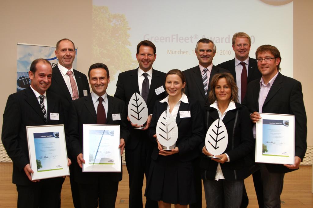''Green Fleet Award'' für die Post, Ikea und Hartmann