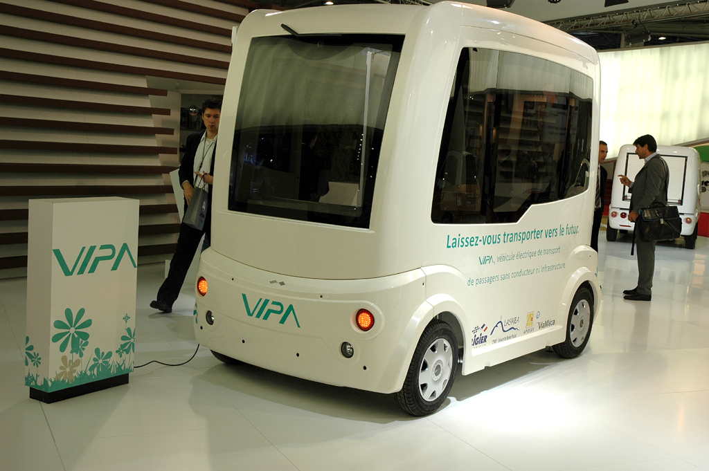 Aerodynamik uninteressant: Französische Elektrotransporter-Studie. 