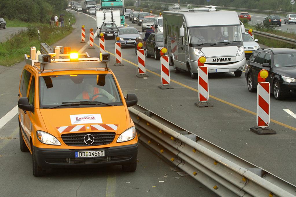 Aktuell erstrecken sich die Autobahnbaustellen über eine Gesamtlänge von 1 369 Kilometern. 
