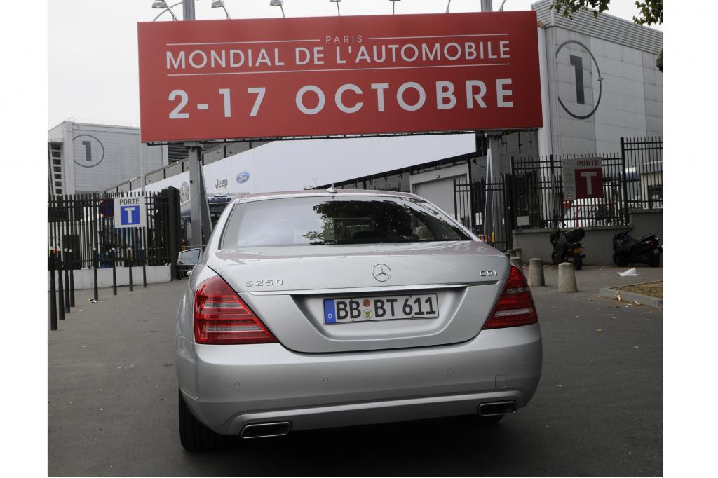 Ankunft auf der Messe in Paris