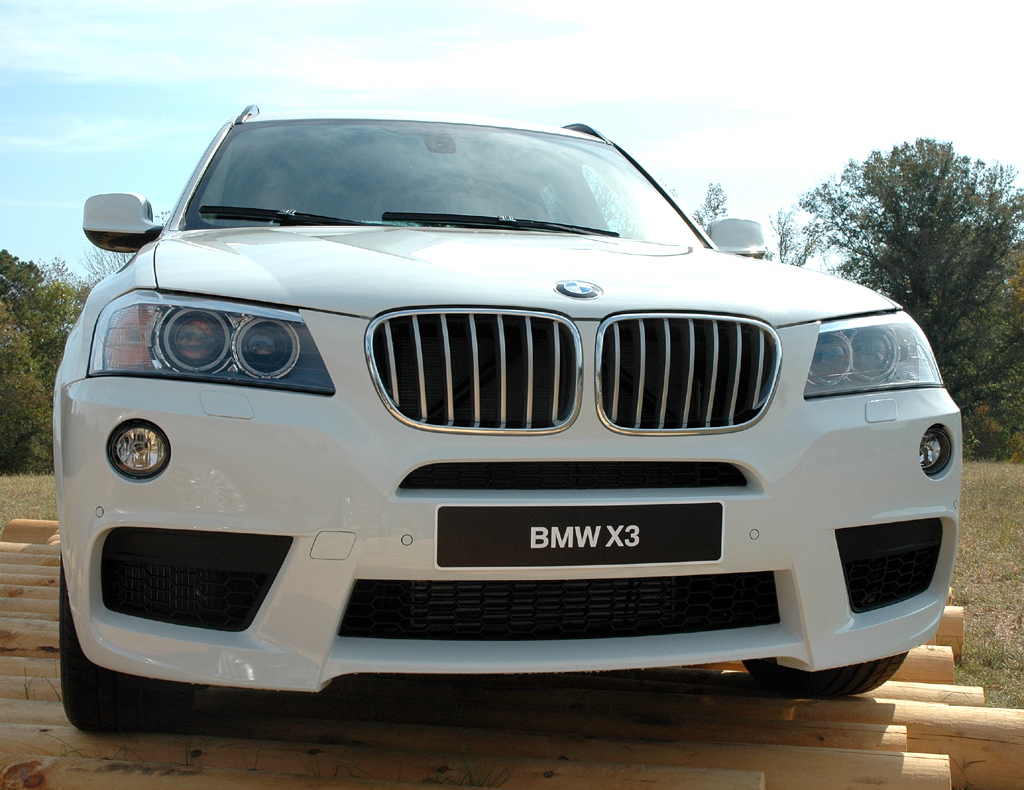 BMW X3: Blick auf die Front der Variante mit M-Sportpaket. 