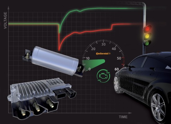 Continental entwickelt Bordnetz-Modul für e-HDi Start-Stopp-Systeme