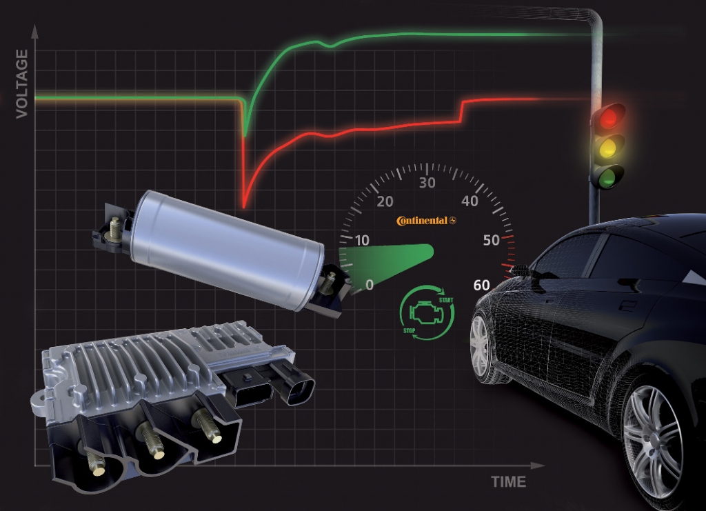 Continental entwickelt Bordnetz-Modul für e-HDi Start-Stopp-Systeme