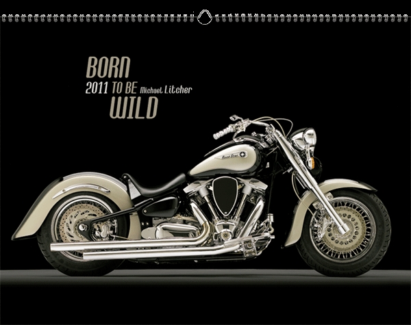 Deckblatt des Born to be wild-Kalenders