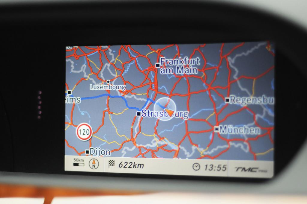 Der Hauptteil der gefahrenen Route