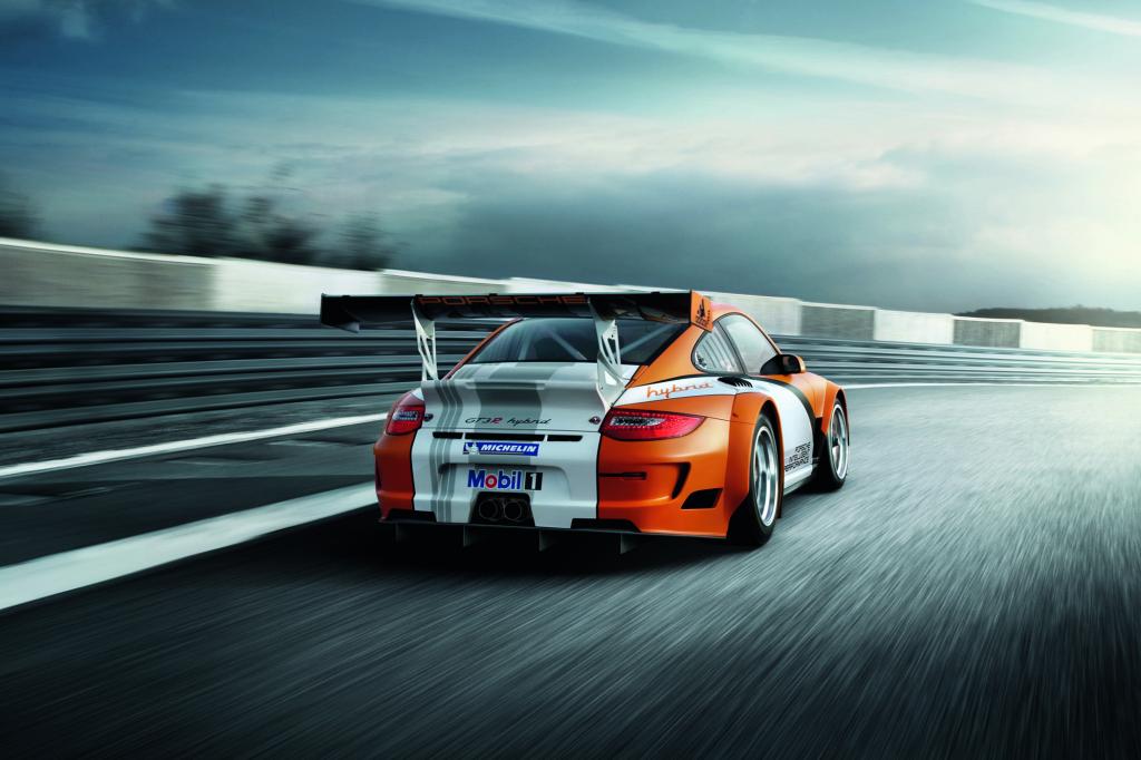Der Schwungscheiben-Hybrid aus dem Porsche 911 GT3 R bleibt eine Technik für die Rennstrecke
