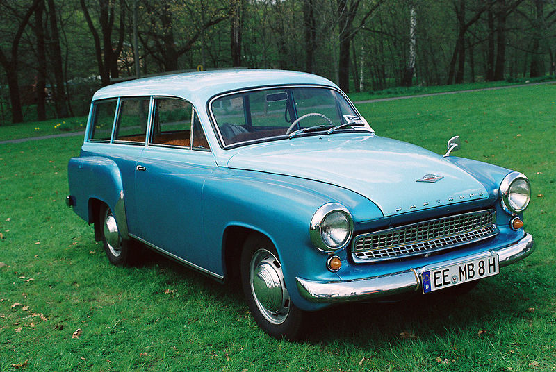 Der  Wartburg wurde in Eisenach produziert