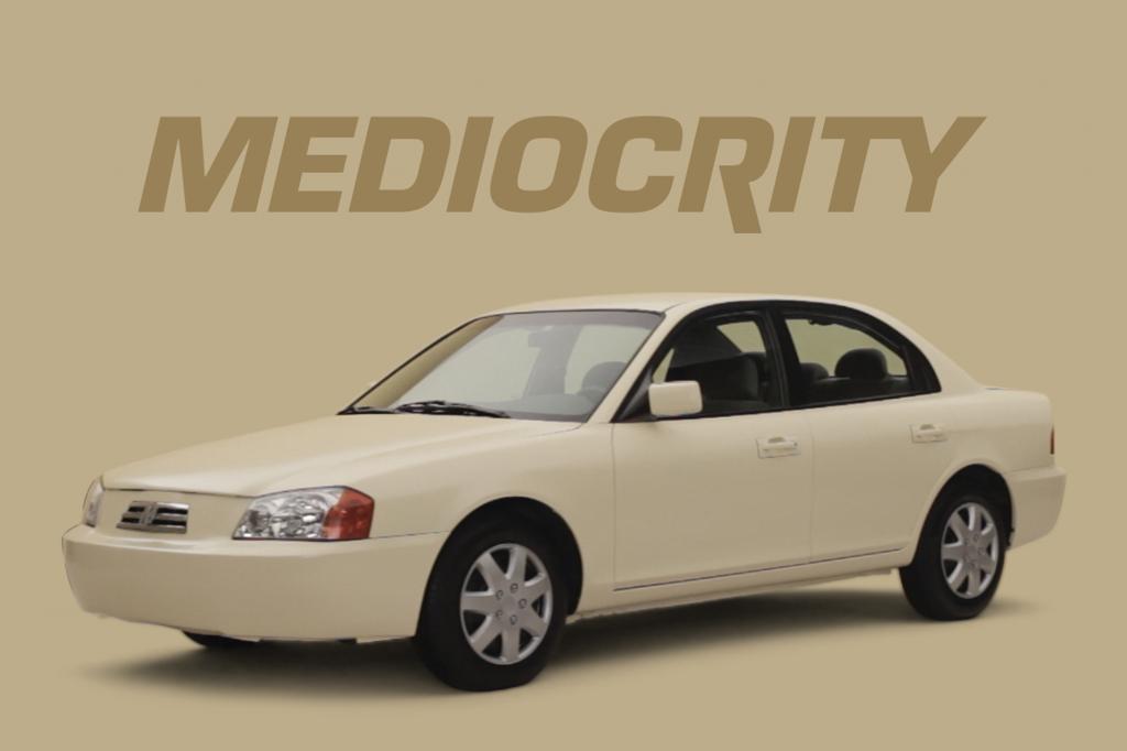 Die beworbene Limousine heißt Mediocrity