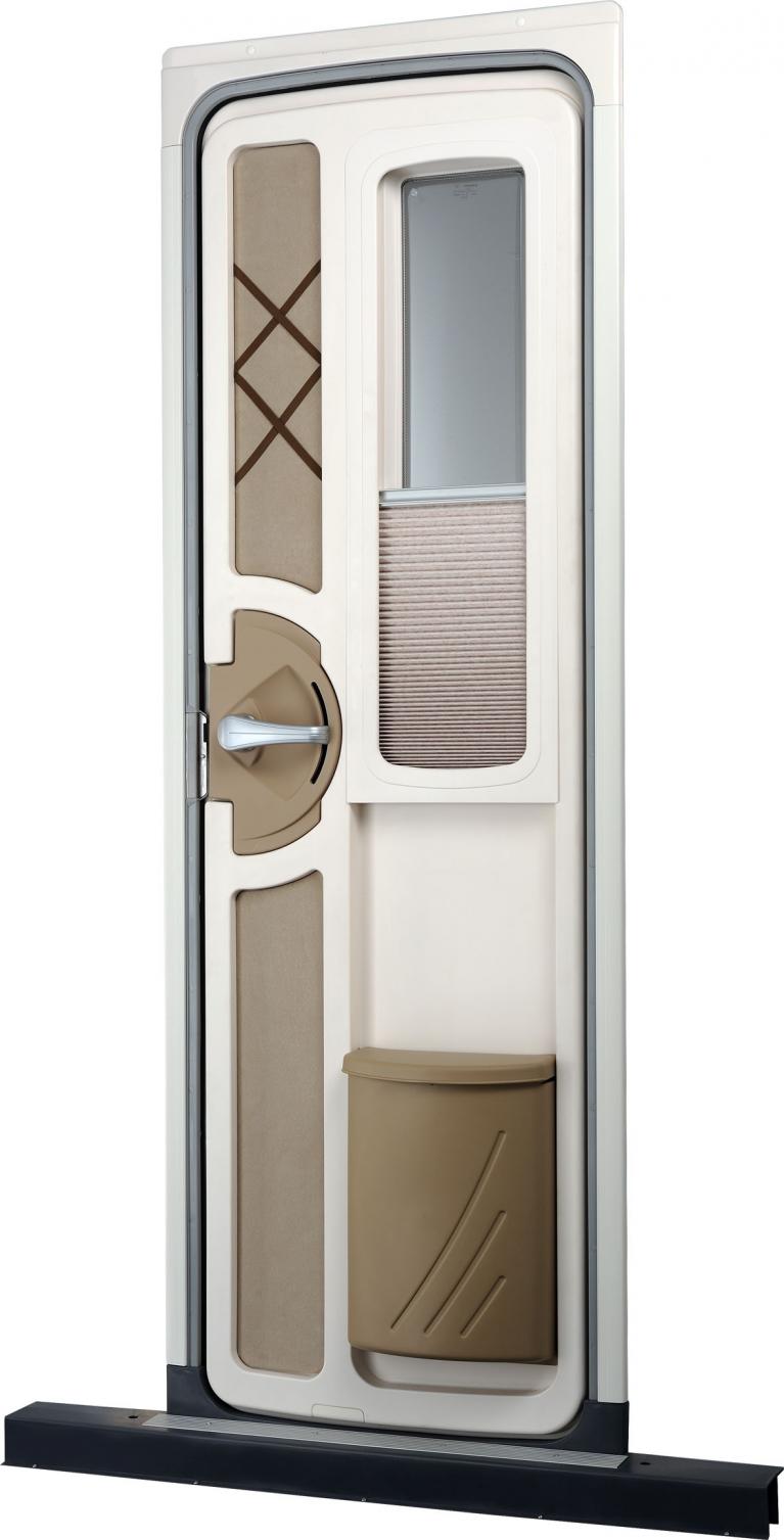 Dometic entwickelt neue Eingangstür für Caravans.