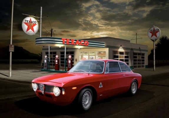 Eine Kulisse im Stil der 50er, Bild: Cultwork/Alfa Romeo