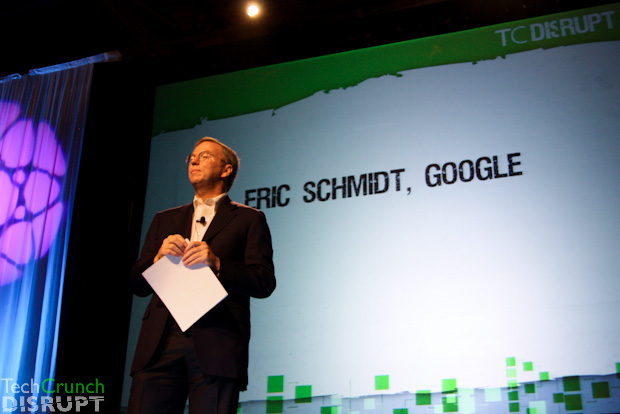 Eric Schmidt auf der TechCrunch Disrupt Konferenz in San Franciso, Foto: TechCrunch Disrupt