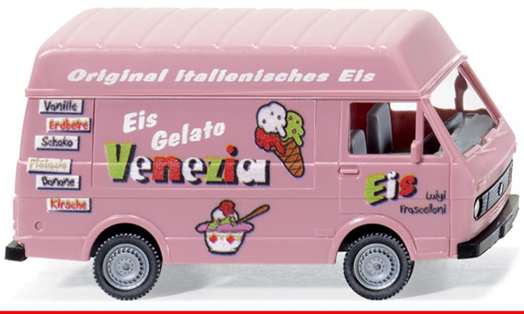 Für 16,25 Euro gibt es das Modell des VW LT28 als Verkaufswagen 